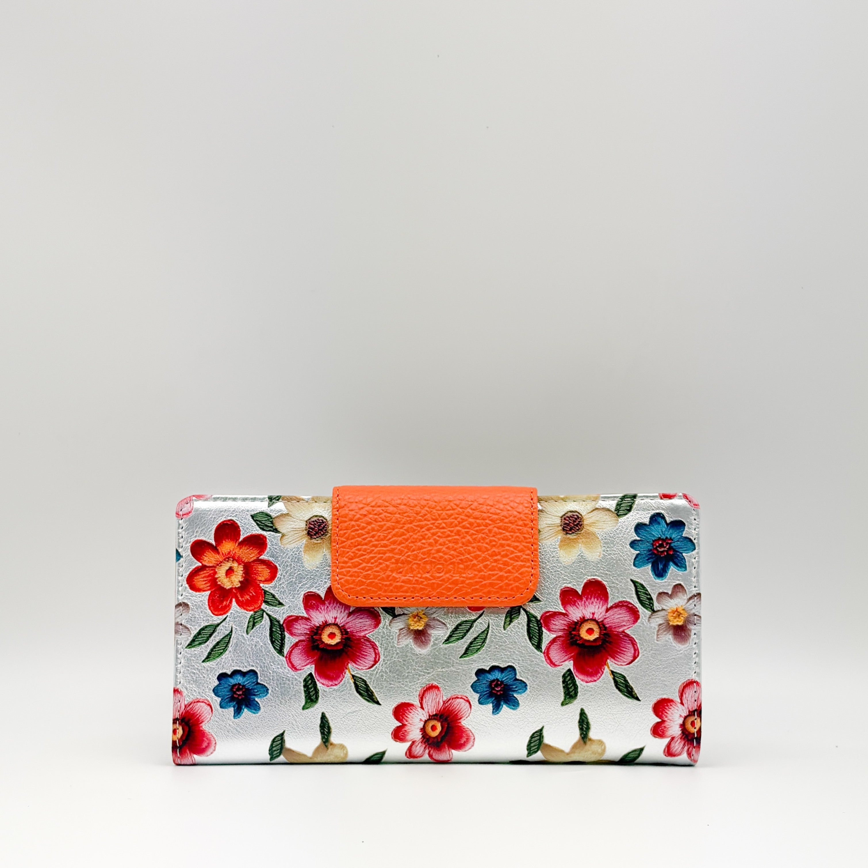 NY ジョリーフルール　にゃんブロイダリー　長財布 Fleur フルール 薄マチ二つ折り長財布 – VIA DOAN（ヴィア ドアン）
