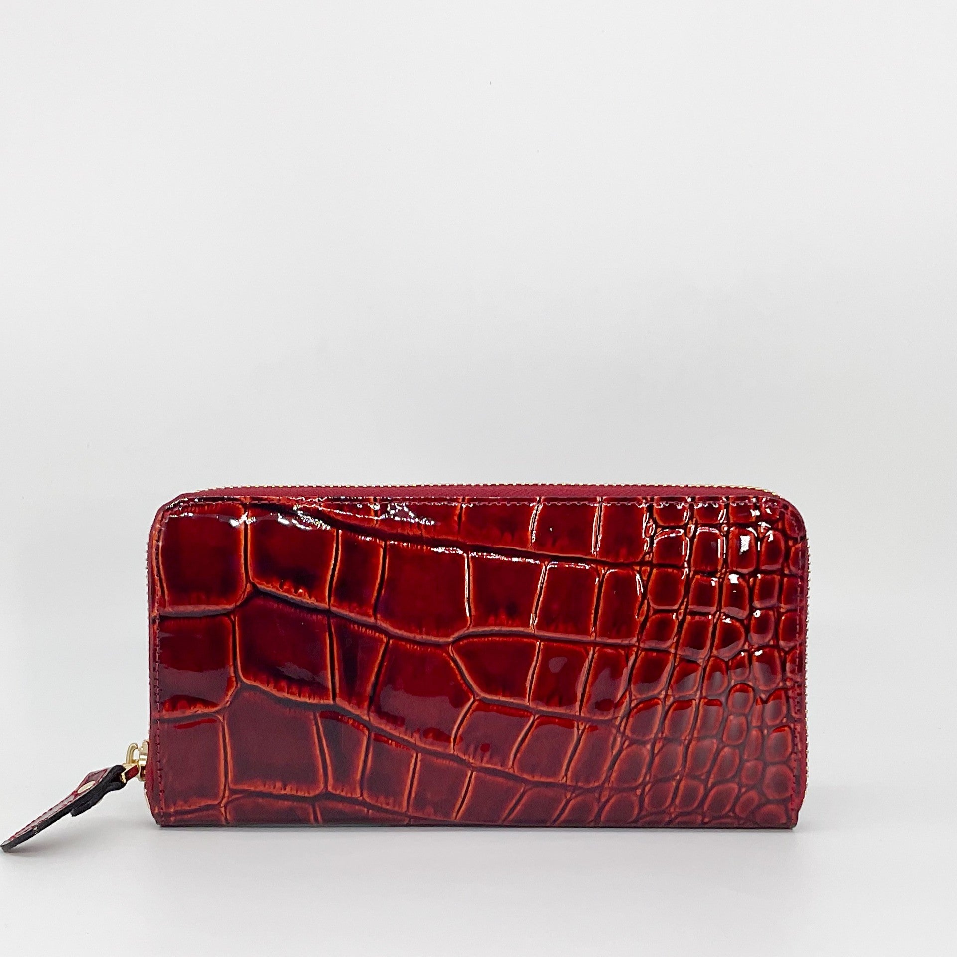 Lux croco ラックスクロコ ラウンドファスナー長財布 – VIA DOAN