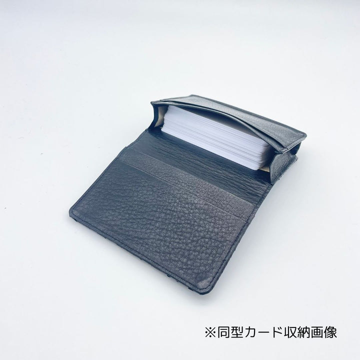 TOUT Y EST クロコダイル型押し カードホルダー 牛革クロコ型押し×ゴールド＆シルバーコンビ カードホルダー