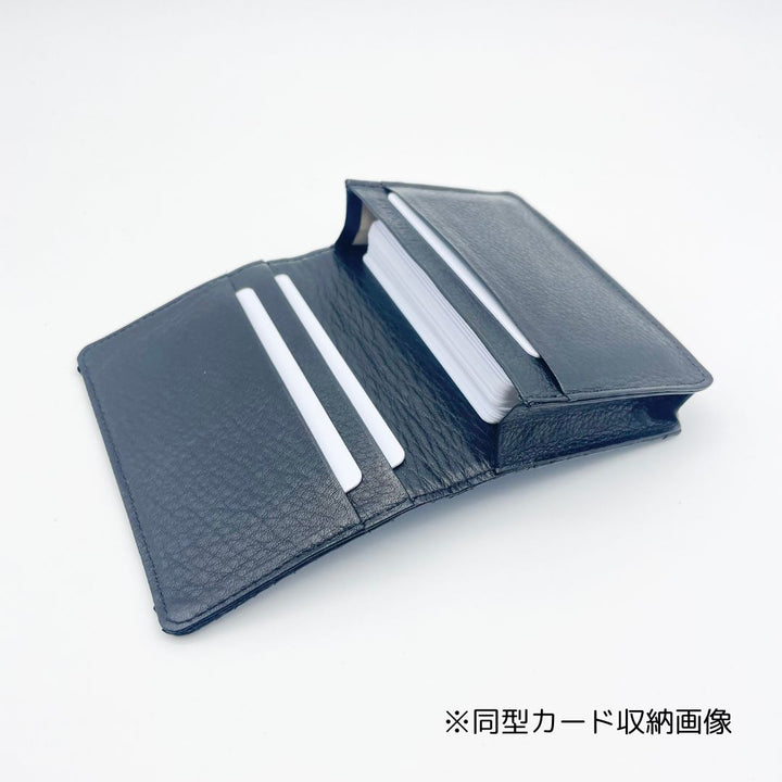 名刺入れ 本革 カードホルダー トゥティエ 牛革 クロコ型押し ブラウン レザー 牛革クロコ型押し×ゴールド＆シルバーコンビ カードホルダー