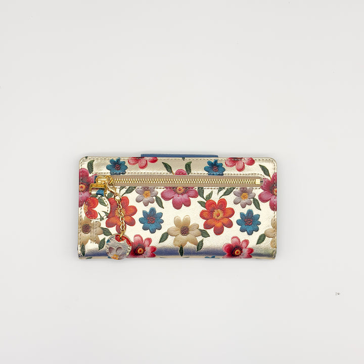 Fleur フルール 薄マチ二つ折り長財布 – VIA DOAN（ヴィア ドアン）