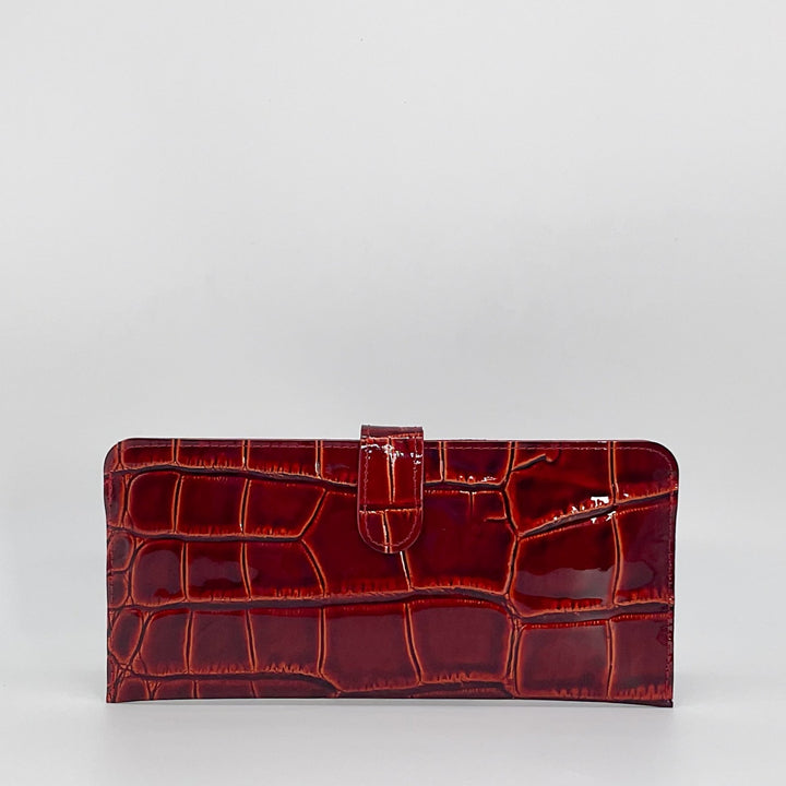 Lux croco ラックスクロコ 薄マチ長財布 – VIA DOAN（ヴィア ドアン）