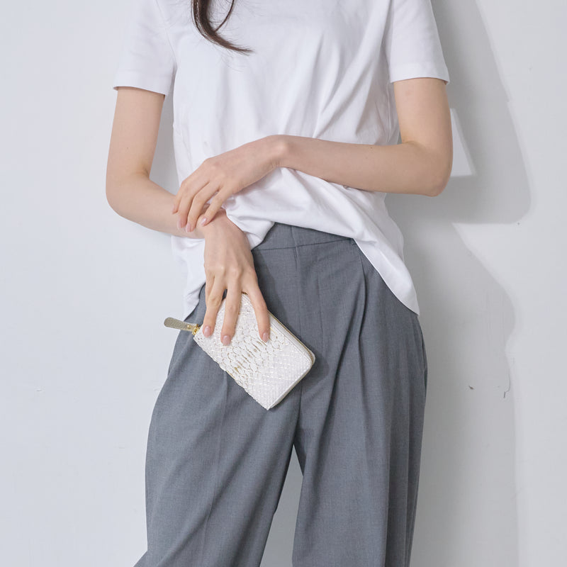 Doree ドーレ BOX小銭入れ付きラウンドファスナー短財布