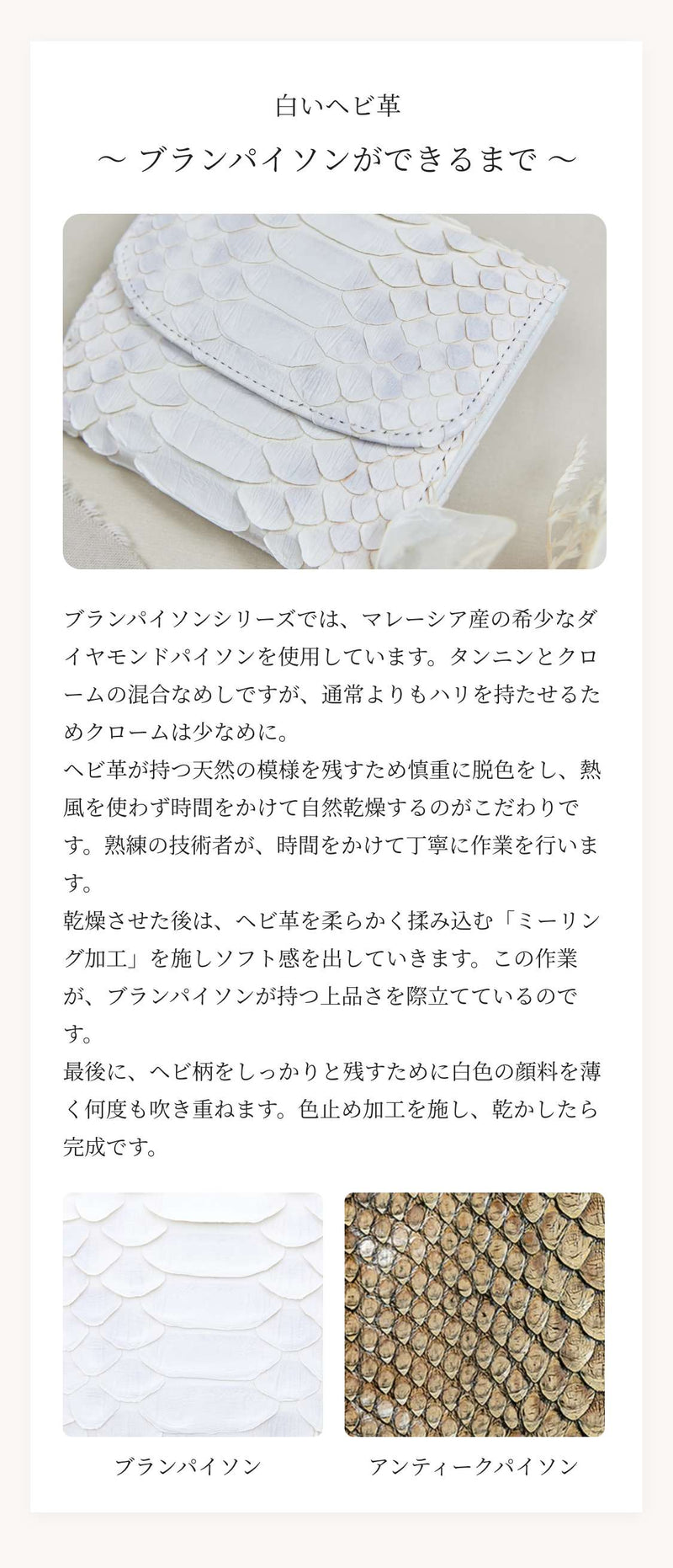 Bran python ブランパイソン ラウンドファスナー型長財布