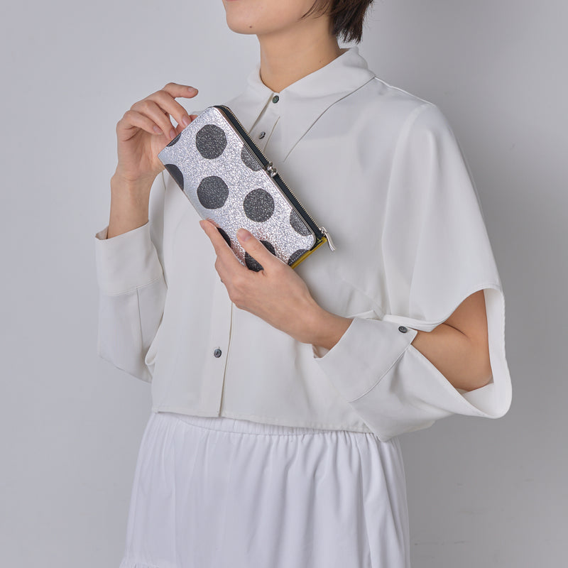 Roco ロコ 口金付きL字ファスナー長財布