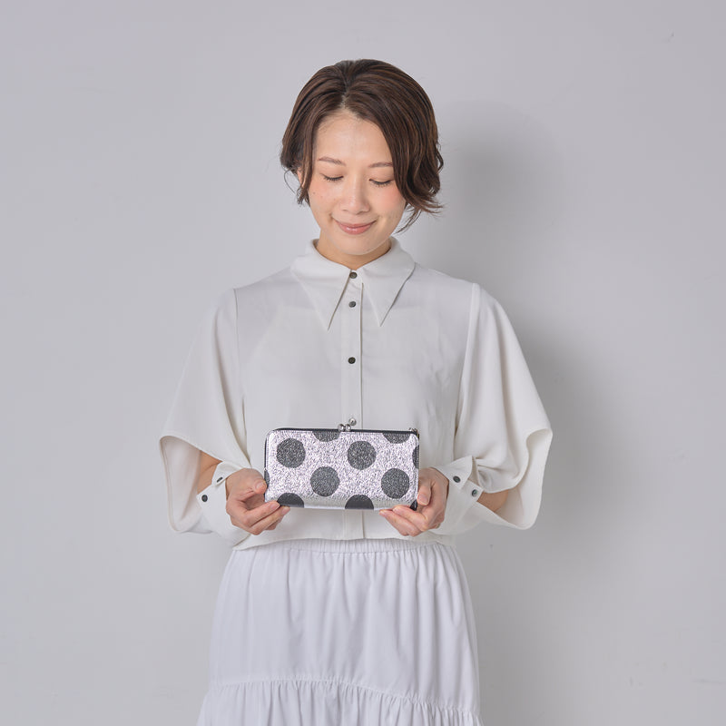 Roco ロコ 口金付きL字ファスナー長財布