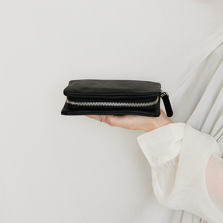 Zilda (ジルダ)上品でしなやかなソフトキップレザーのBox小銭入れ付き