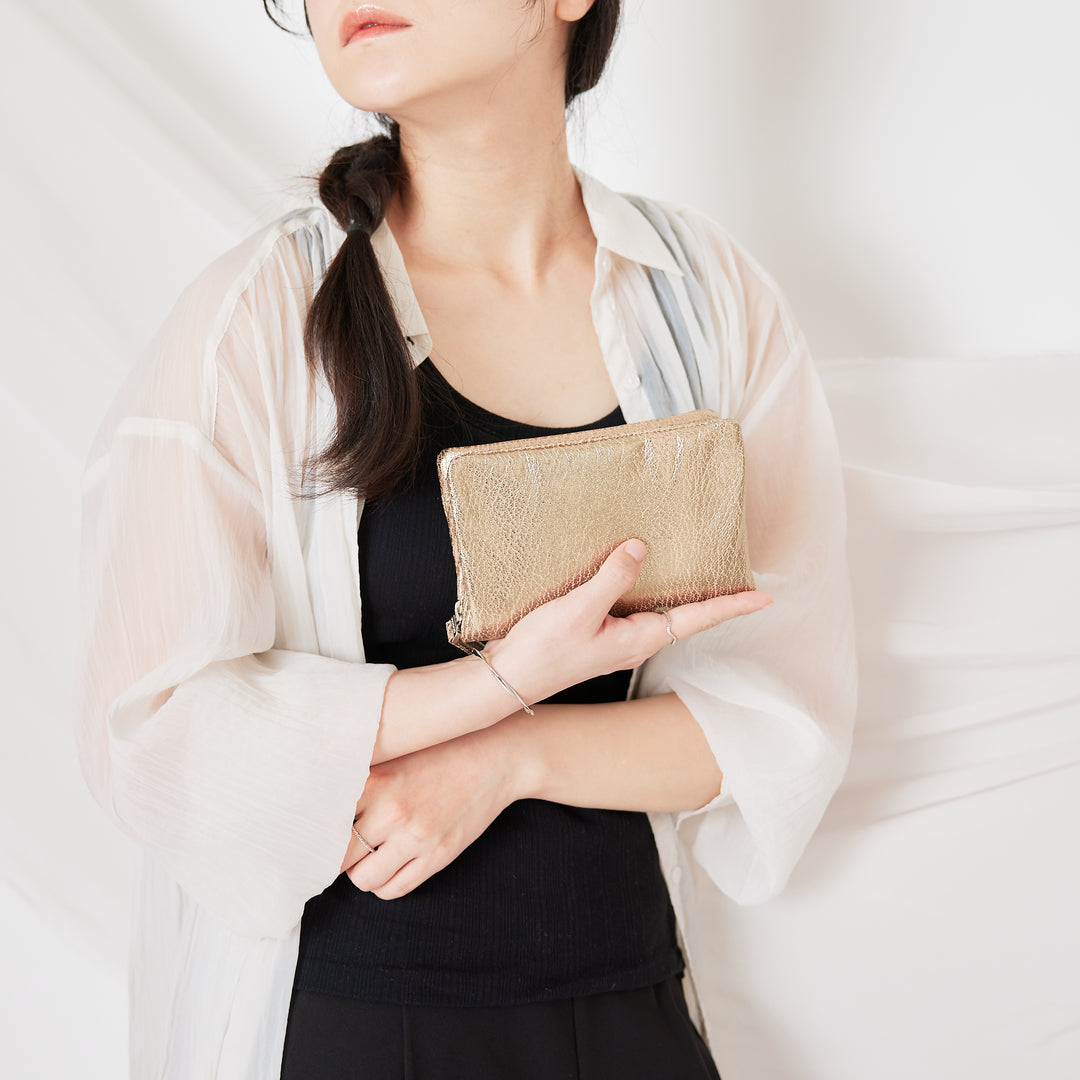 Zilda (ジルダ)手元で輝く上品な風合い ゴートレザーのBox小銭 Zilda (ジルダ)手元で輝く上品な風合い ゴートレザーのBox小銭