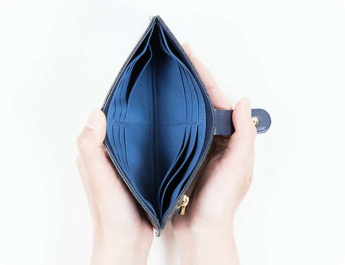 Lux croco ラックスクロコ 薄マチ長財布 – VIA DOAN（ヴィア ドアン）