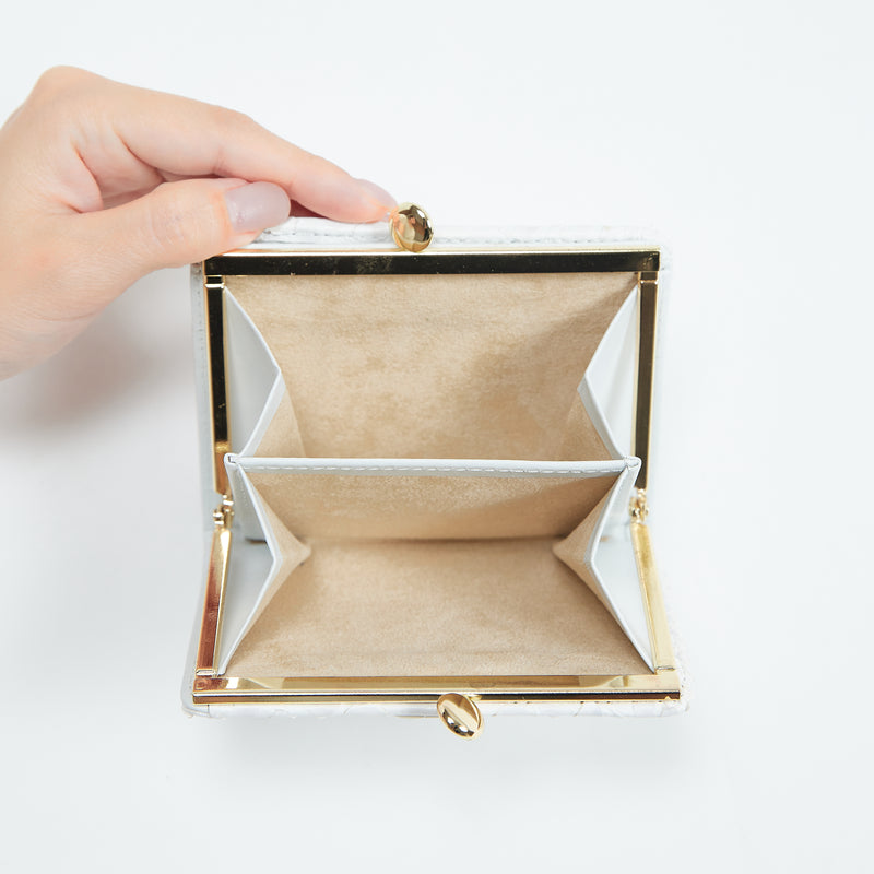 Bran python ブランパイソン 口金付き二つ折り財布